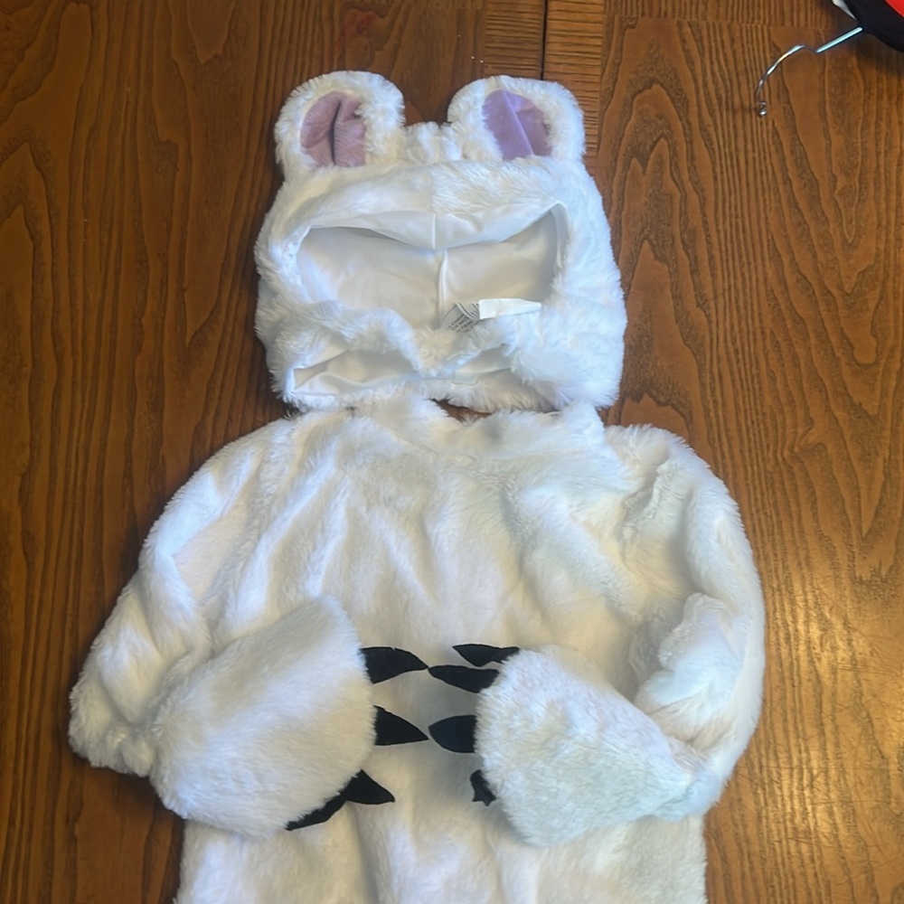 Toddler polar bear costume.